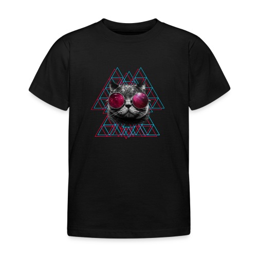 1270815 11696618 final 3d cat - Kids' T-Shirt