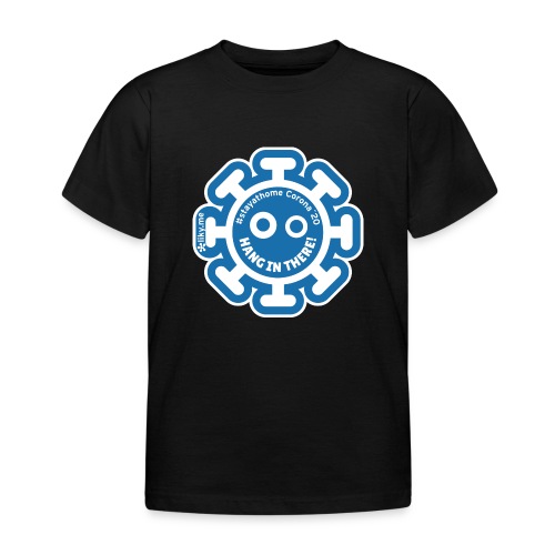 Corona Virus #stayathome blue - Camiseta niño