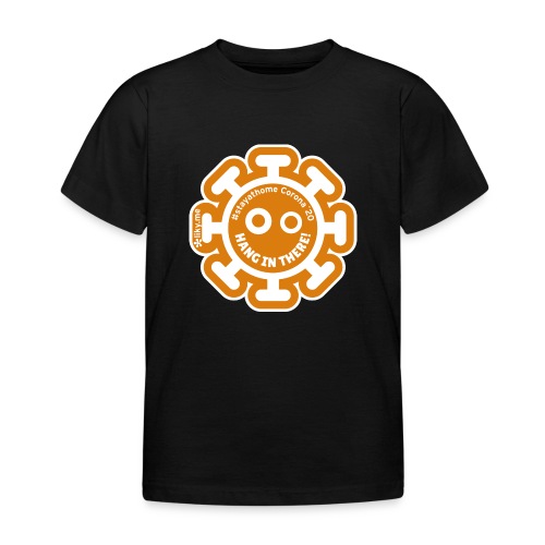 Corona Virus #stayathome orange - Camiseta niño