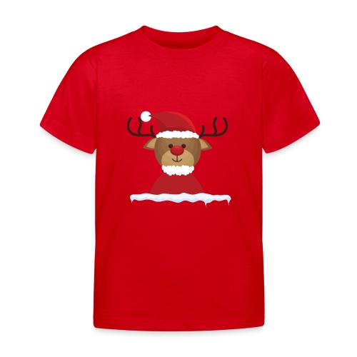 Reindeer on Ice - Kinder T-Shirt