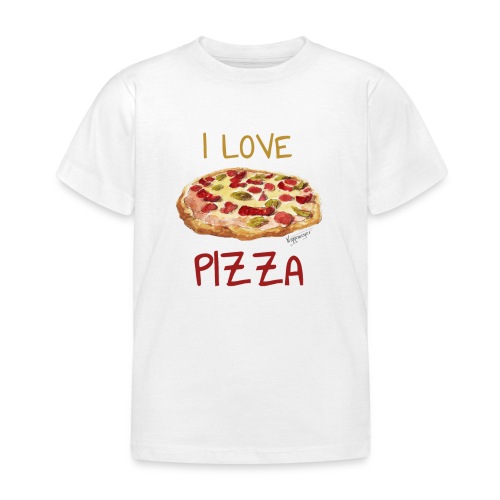 I love Pizza - Kinder T-Shirt