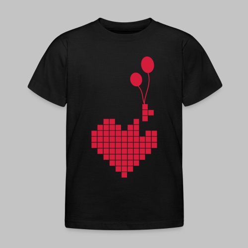 heart and balloons - Kids' T-Shirt