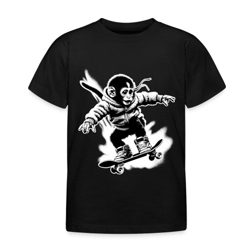 Monkey Baby Monkey Life Skateboard - Kinder T-Shirt