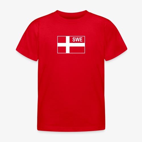 Svensk taktisk flagga (Negativ) - Sverige - T-shirt barn