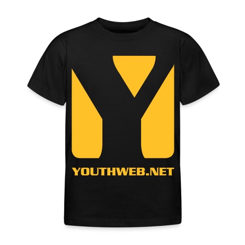 yw_LogoShirt_yellow - Kinder T-Shirt