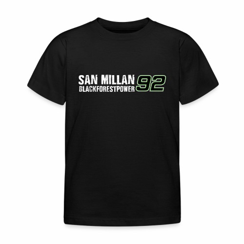 San Millan Blackforestpower 92 - vorne und hinten - Kinder T-Shirt