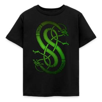 Dieu nordique Loki fils d'Odin - T-shirt Enfant - noir - Devant - AI Model Kid Female (0cm)