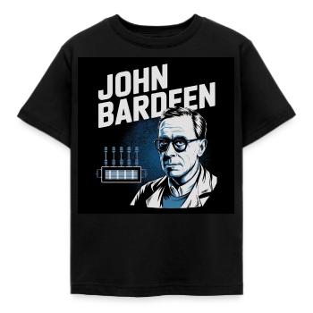 Patrimoine de l’humanité - John Bardeen - T-shirt Enfant - noir - Devant - AI Model Kid Female (0cm)