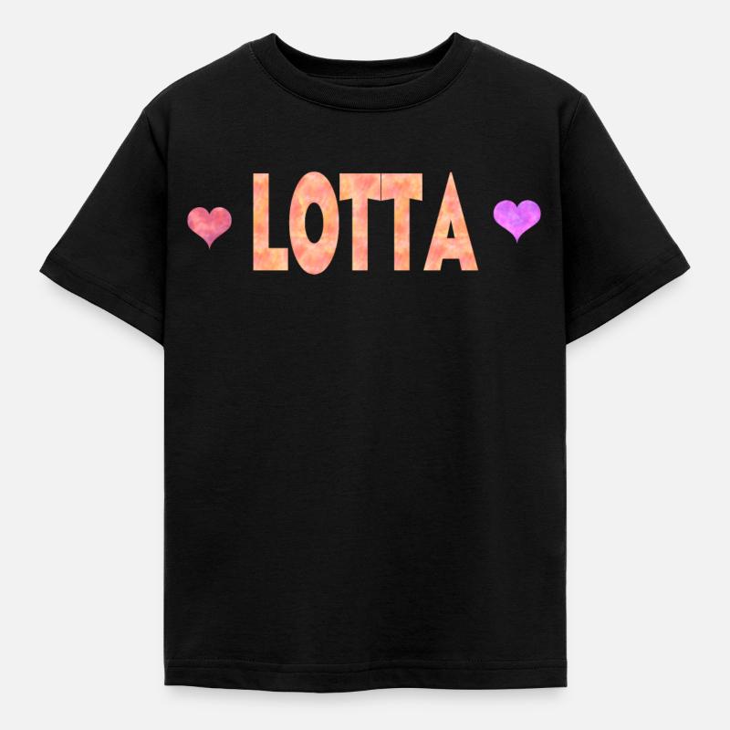 Lotta - Kinder T-Shirt - Schwarz