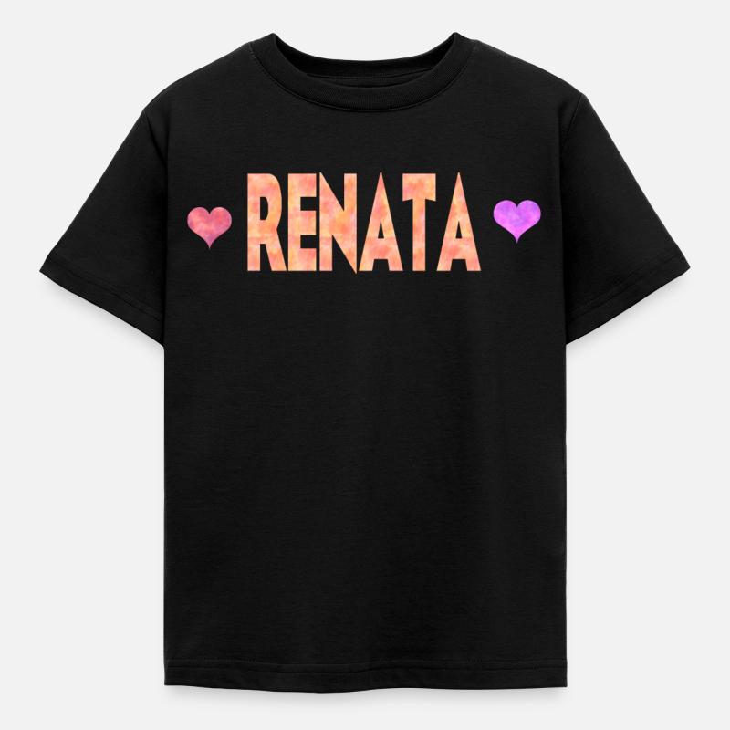 Renata - Kinder T-Shirt - Schwarz