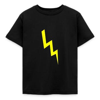 Blitz - Kinder T-Shirt - Schwarz - Vorne - AI Model Kid Female (0cm)