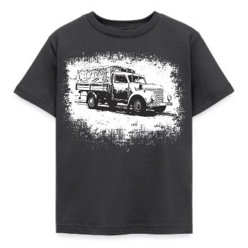 Framo Barkas V 901/2 - T-shirt Enfant - charbon - Devant - AI Model Kid Female (0cm)