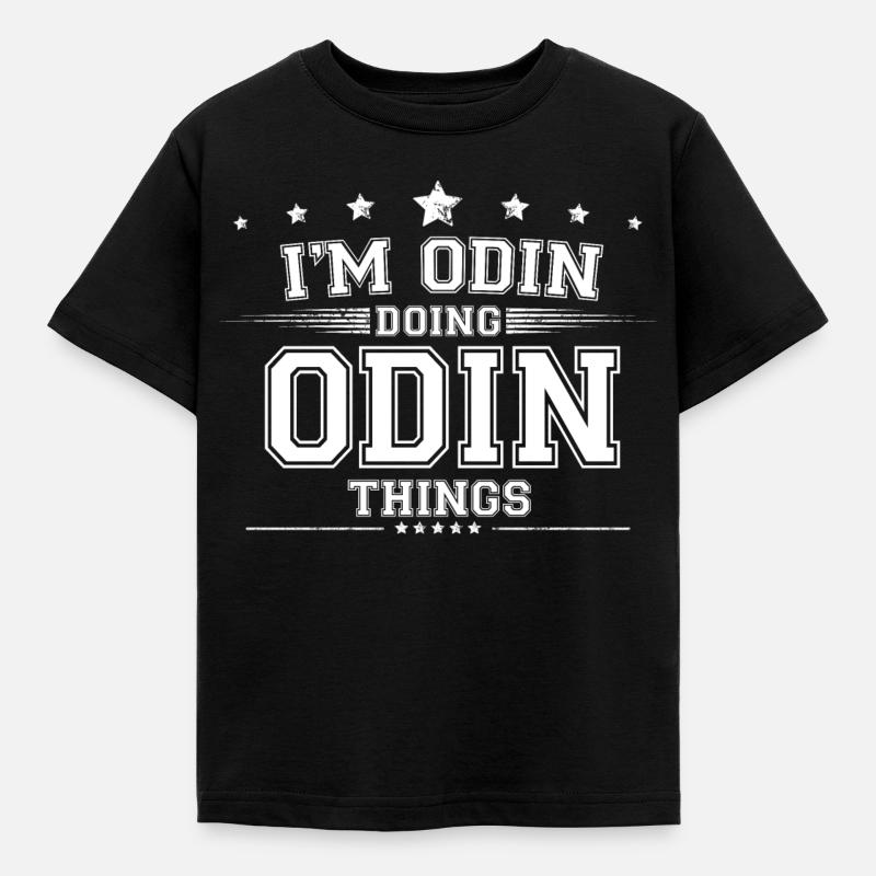 Odin - Kids' T-Shirt - black