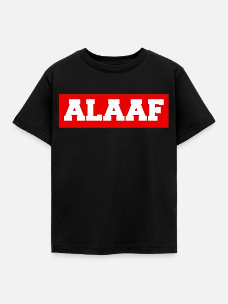 ALAAF - Kinder T-Shirt - Schwarz