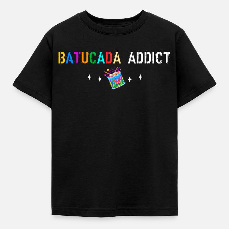 Batucada addict - T-shirt Enfant - noir