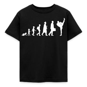 Développement du kickboxing - T-shirt Enfant - noir - Devant - AI Model Kid Female (0cm)