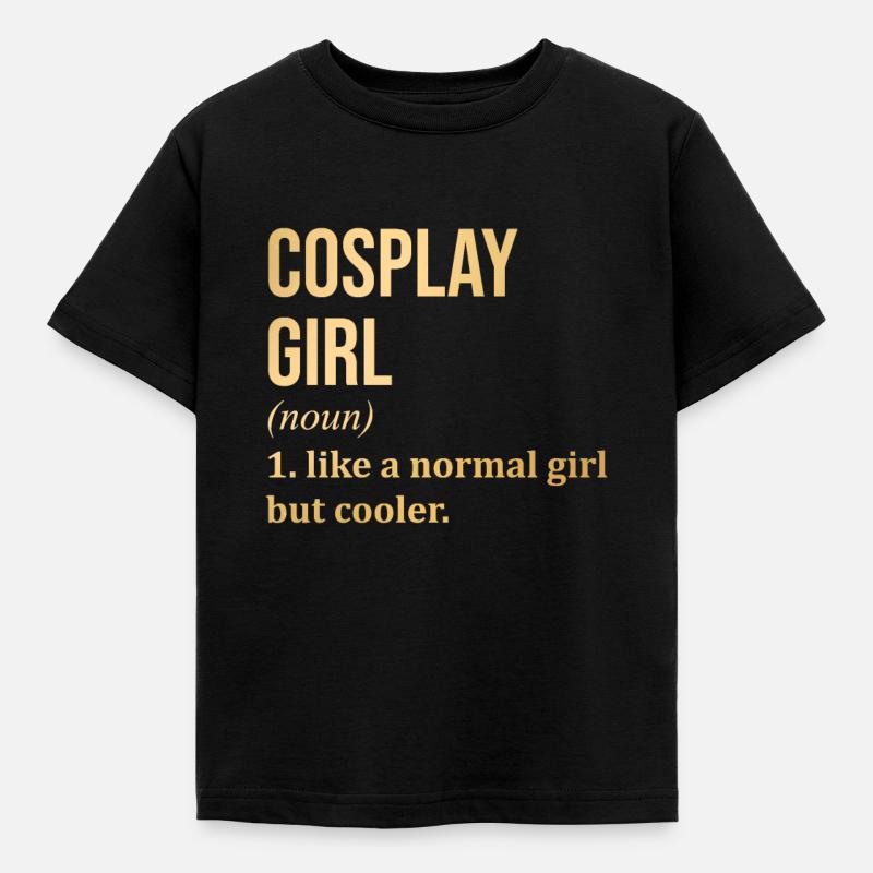 Cosplay - Kinder T-Shirt - Schwarz