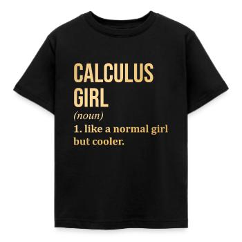 calcul - T-shirt Enfant - noir - Devant - AI Model Kid Female (0cm)