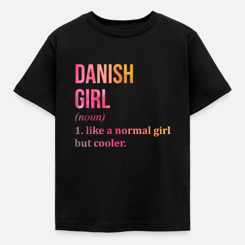 Danemark - T-shirt Enfant - noir