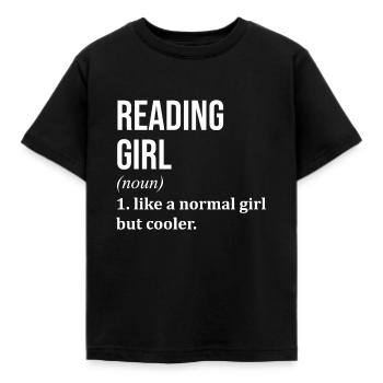 Lesen Lesen Lesen - Kinder T-Shirt - Schwarz - Vorne - AI Model Kid Female (0cm)