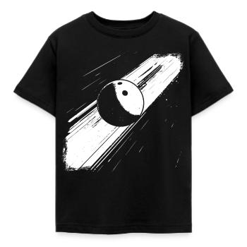 Bowling ball - Kids' T-Shirt - black - Front - AI Model Kid Female (0cm)