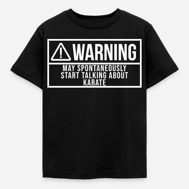 Karate - Kinder T-Shirt - Schwarz