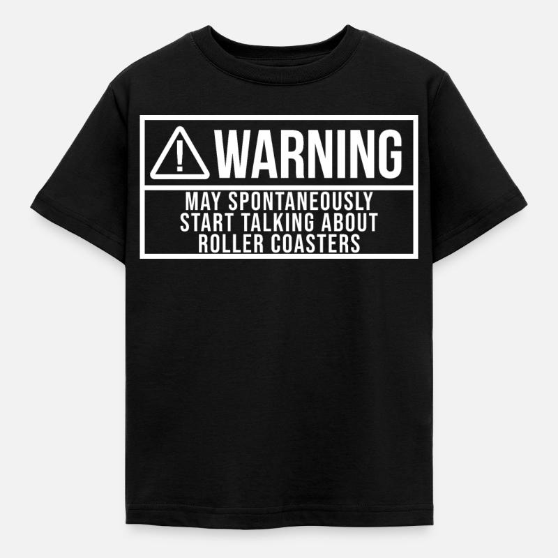 Roller Coaster - Kids' T-Shirt - black