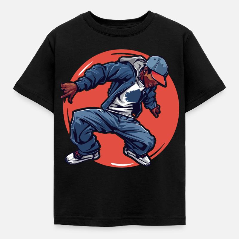Breakdancing - Kids' T-Shirt - black
