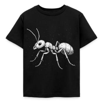 Ameise - Kinder T-Shirt - Schwarz - Vorne - AI Model Kid Female (0cm)