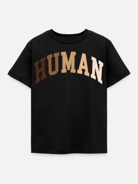 Human Mensch Afrikaner - Kinder T-Shirt - Schwarz