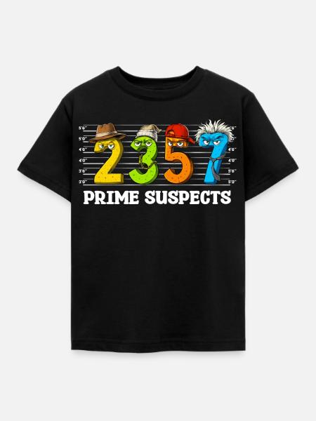 Lustige Mathe-Zahlen - Kinder T-Shirt - Schwarz