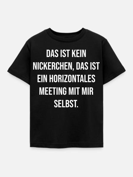 Horizont zum Selbst - Kinder T-Shirt - Schwarz