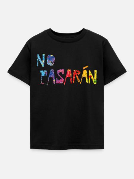 no pasaran - Kinder T-Shirt - Schwarz