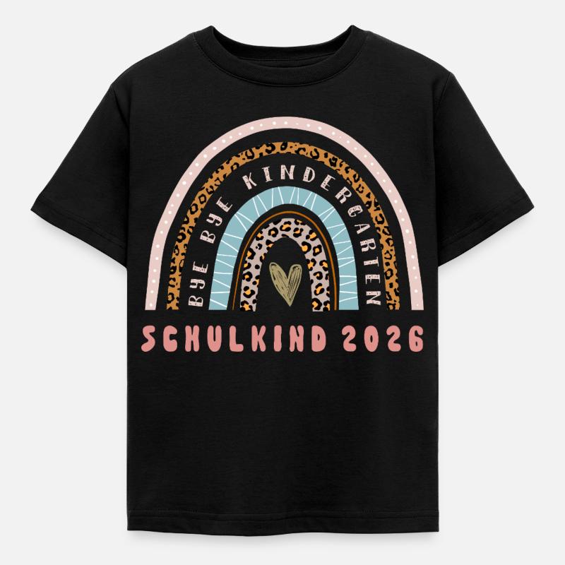 Schulkind 2026 - Einschulung - Erstklässler - Kinder T-Shirt - Schwarz