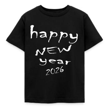 Happy New Year 2026 - T-shirt Enfant - noir - Devant - AI Model Kid Female (0cm)