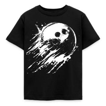 bowling ball - Kids' T-Shirt - black - Front - AI Model Kid Female (0cm)