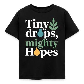 Certified Clinical Micro-Dose Practitioner Gear  - Kids' T-Shirt - black - Front - AI Model Kid Female (0cm)