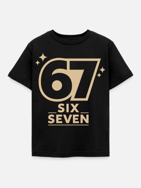 67 - Kinder T-Shirt - Schwarz