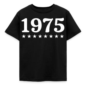 1975 Limited Edition 1975 Retro 1975 - Kinder T-Shirt - Schwarz - Vorne - AI Model Kid Female (0cm)
