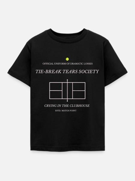 Tie-Break Tears Society Tee - Kinder T-Shirt - Schwarz
