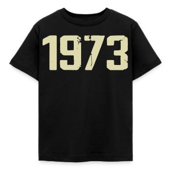 Jubilee 1973 - Kids' T-Shirt - black - Front - AI Model Kid Female (0cm)
