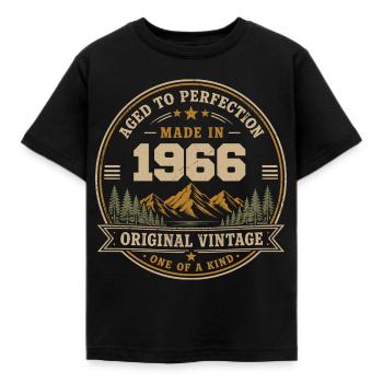 1966 Retro 1966 Vintage 1966 Geschenk 1966 - Kinder T-Shirt - Schwarz - Vorne - AI Model Kid Female (0cm)