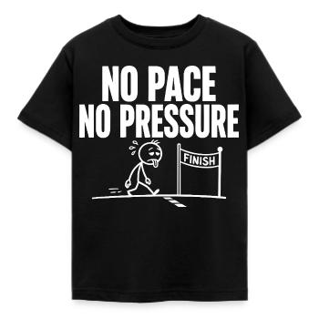 Pas de rythme, pas de pression - T-shirt Enfant - noir - Devant - AI Model Kid Female (0cm)