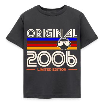 Original 2006 Retro Limited Edition - Kids' T-Shirt - dark grey - Front - AI Model Kid Female (0cm)