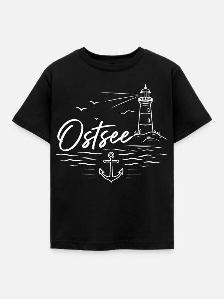Ostsee - Kinder T-Shirt - Schwarz