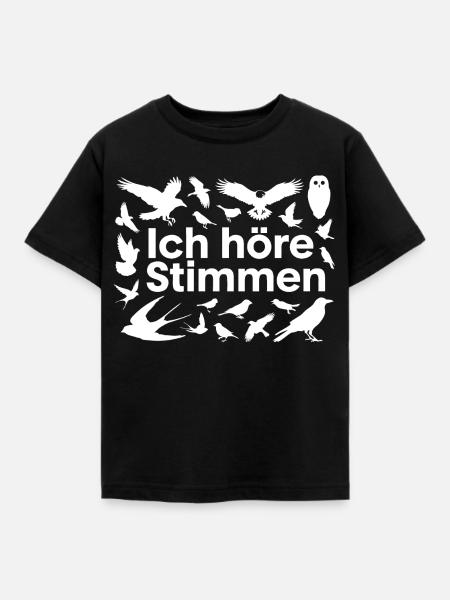Birding Humor - Kinder T-Shirt - Schwarz