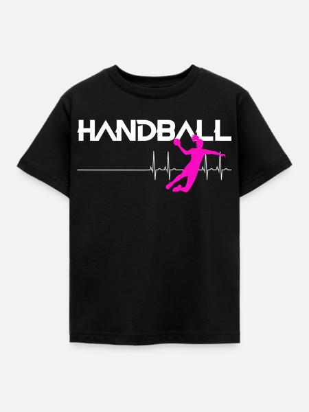 Handball - Kinder T-Shirt - Schwarz