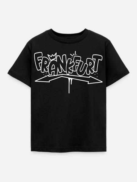 Frankfurt Graffiti - Kinder T-Shirt - Schwarz