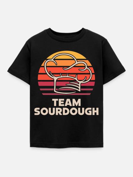 Team Sauerteig - Kinder T-Shirt - Schwarz