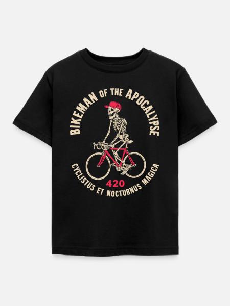 Bikeman of the Apocalypse - Kinder T-Shirt - Schwarz